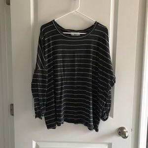 CJLA Striped Evelyn Top